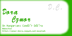 dora czmor business card